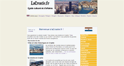 Desktop Screenshot of lacroatie.fr